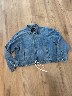 ECOO Blue Denim Zip-Front Jean Jacket